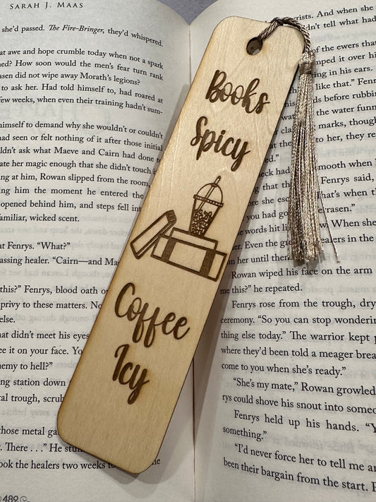 Books spicy Coffee icy